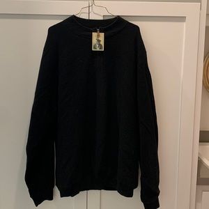 COPY - Lined Donald Ross black sweater